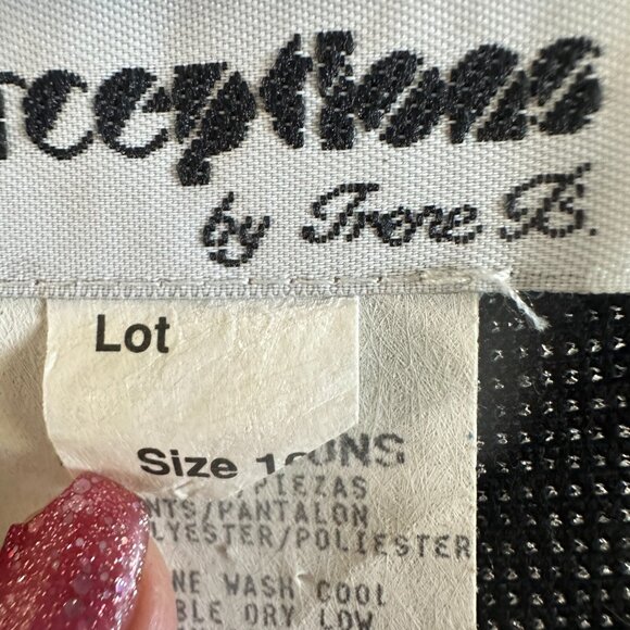 Vintage Metallic Silver Blazer Jacket Built in Top Evening Party 90s - Picture 16 of 16